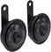 HELLA 011225802 Black 77mm 12V BX Disc Horn Kit (Universal Fit)