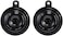 HELLA 011225802 Black 77mm 12V BX Disc Horn Kit (Universal Fit)