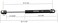 Apexstone 100N/22lb Gas Struts 10 Inch Gas Struts Lift Supports Gas Spring Lid Support Gas Props/Shocks, Set of 4
