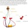 Aaron 4Pcs 50W 6ohm Load Resistors - Fix LED Bulb Fast Hyper Flash Turn Signal Blink Error Code (Resistors get very hot during working)