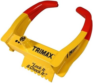 تري ماكس قفل عجلة TCL65، اصفر/احمر، 7.25 انش