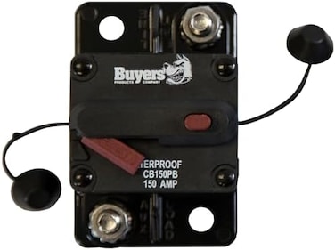 BUYERS PRODUCTS COMPANY CB150PB Circuit Breaker, Black