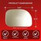 يوتوبيكار مرايا النقطة العمياء مقاس XL لسيارات الدفع الرباعي والشاحنات الصغيرة والبيك اب مصممة من قبل الجانب العمياء (عبوة من قطعتين)