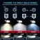 HYBKLER HYB 35W D1S D1R D2S D2R D3S D3R D4S D4R Xenon HID Headlight Replacement Bulb D1S D1S6000