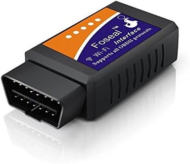Foseal Car WIFI OBD 2 OBD2 OBDII Scan Tool Scanner Adapter Check Engine Light Diagnostic Tool for iOS &amp; Android