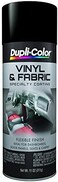Dupli-Color HVP106-6 PK Vinyl and Fabric Coating Spray Paint - Flat Black - 11 oz Aerosol Can Pack of 6