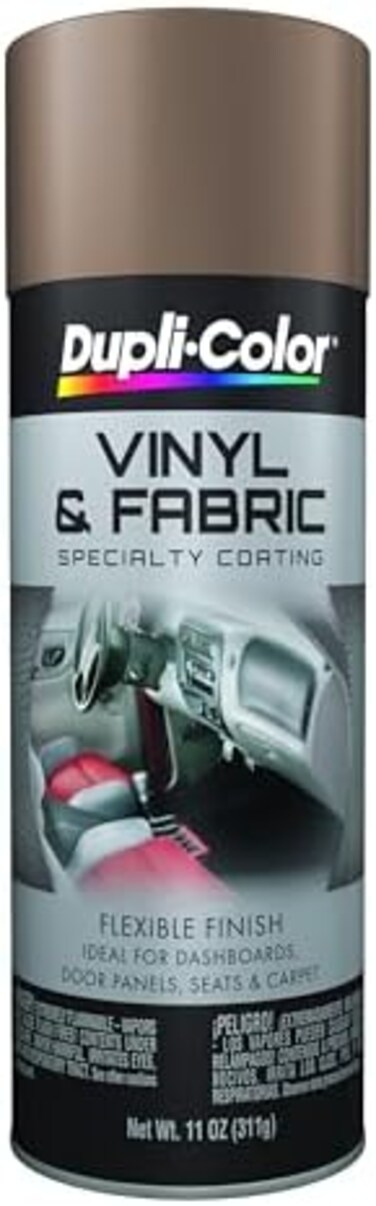 Dupli-Color HVP113 Vinyl and Fabric Coating Spray Paint - Medium Beige - 11 oz Aerosol Can