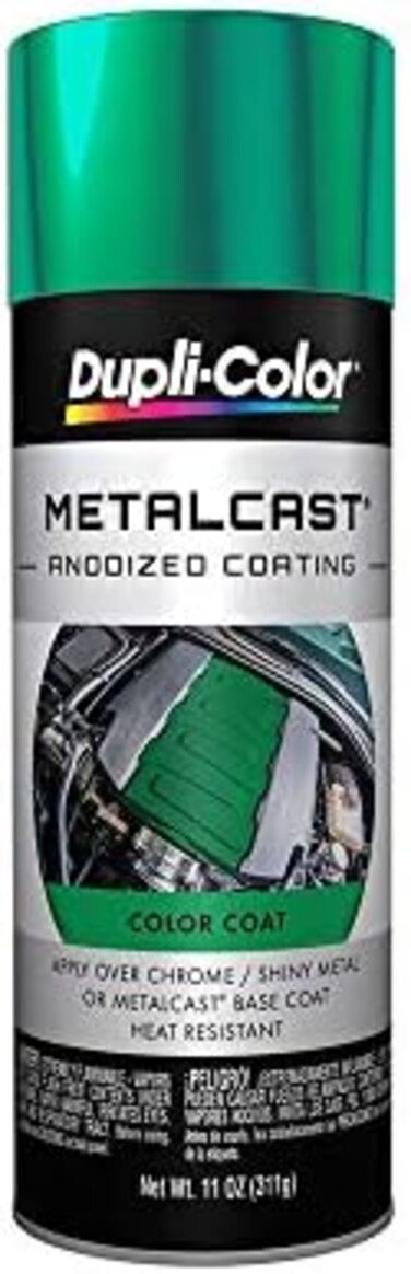 Dupli-Color MC203 Metalcast Automotive Spray Paint - Green Anodized Coating - 11 oz Aerosol Can
