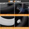 KAFEEK Steering Wheel Cover, Universal 15 inch, Microfiber Leather Viscose, Breathable, Anti-Slip,Warm in Winter and Cool in Summer, Black