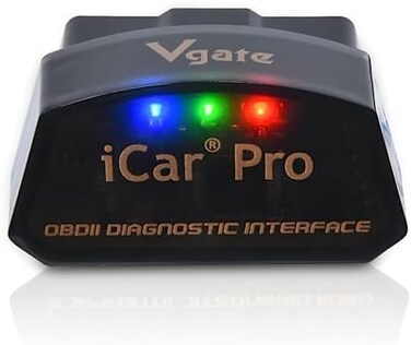 vgate iCar Pro Bluetooth 4.0 (BLE) OBD2 Fault Code Reader OBDII Code Scanner Car Check Engine Light iOS iPhone iPad/Android Compatible ELM327 Adapter