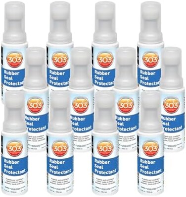 303 المنتجات واقي وبلسم مانع تسرب مطاطي من 303 لعوامل الطقس - 3.5 اونصة سائلة، (عبوة من 12 قطعة)
