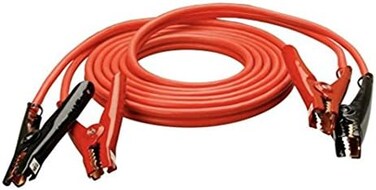 Coleman Road Power 86660104 16-Feet, 4-Gauge Heavy-Duty Booster Cable with Polar Glow Clamps Car Battery Jumper Cable