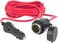Wagan 12V/24V 12ft. DC Extension Cable with Panel Mount and Weather Proof Cover&hellip;
