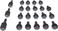 MAHLE GS33637 Engine Valve Cover Bolt Kit