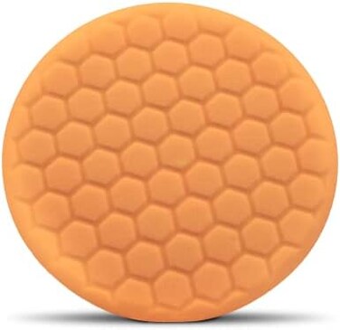Chemical Guys Self-Centered Hex-Logic Medium-Heavy Cut Scratch And Swirl Remover, Orange (7.5Inch), Bufx_102Hex