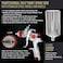 TCP Global Brand Professional New 2.5mm HVLP Spray Gun- Great for High Build Auto Paint Primer - Metal Flake Application and Any Heavy Bodied Paint or Primer Material -with Air Regulator