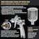TCP Global Mini Touch-Up HVLP Spray Gun with 1.2mm Fluid Tip