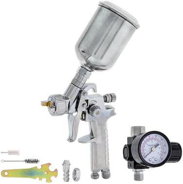 TCP Global Mini Touch-Up HVLP Spray Gun with 1.2mm Fluid Tip
