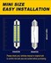 مصابيح LED فيستون من سيروندو 578-22SMD-6 قطع 6 قطع - 42 ملم 20190826