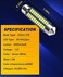 مصابيح LED فيستون من سيروندو 578-22SMD-6 قطع 6 قطع - 42 ملم 20190826