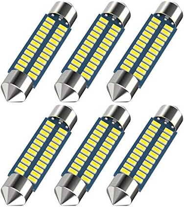 مصابيح LED فيستون من سيروندو 578-22SMD-6 قطع 6 قطع - 42 ملم 20190826