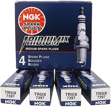 NGK (7397-4PK) TR5IX Iridium IX Spark Plug, (Box of 4)