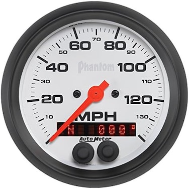 Auto Meter 5880 Phantom GPS Speedometer,3.375 in.