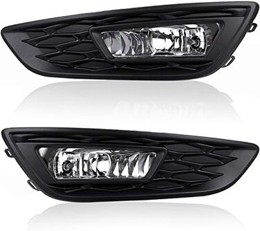 RP Remarkable Power Focus Fog Light 2015 2016-2017 - Fog Lights for 2015 2016 2017 Focus Left&amp; Right Pair Clear Lens Driving Bumper Fog Lamp OEM Light