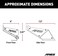 ARIES 15912 Jeep Wrangler JK Hood Light Brackets, LEDs Sold Separately, Black