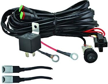 HELLA 357211011 ValueFit Two Light Wiring Harness, Black