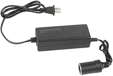 WAGAN 5 Amp AC to DC Power Adapter, 110V AC to 12V DC Car Cigarette Lighter Socket, 5A Power Converter, UL Listed