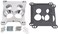 Edelbrock 2696 Four-Hole Square-Bore to Spread-Bore Carburetor Adapter, Multi, One Size