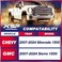 كي اس بي بيرفومانس مجموعة تسوية امامية 3 انش لسيارة سيلفرادو 1500 2WD/4WD 2007-2019، سييرا 2WD/4WD 2007-2019، مجموعات رفع دعامات التعليق 3 انش مع 6 عروات