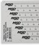 MSD 8985 Timing Tapes