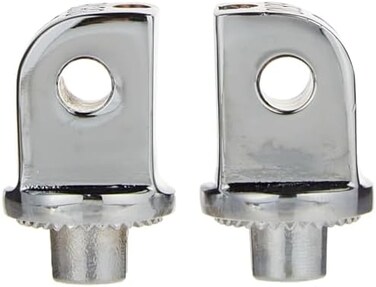 Kuryakyn 8818 Splined Male Mount Peg Adapters for Front/Rear Footpegs and Floorboards: Honda, Suzuki, Triumph, Yamaha Motorcycles, Chrome, 1 Pair, Red