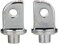 Kuryakyn 8818 Splined Male Mount Peg Adapters for Front/Rear Footpegs and Floorboards: Honda, Suzuki, Triumph, Yamaha Motorcycles, Chrome, 1 Pair, Red