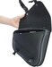 Dowco Willie &amp; Max Black Synthetic Leather Small Motorcycle Swingarm Bag for Softail/Triangulated Swingarm Models - Chrome Buckles - Made in USA [59776-00]