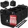 TRUNKCRATEPRO Collapsible Portable Multi Compartments Trunk Organizer, Black