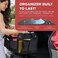 TRUNKCRATEPRO Collapsible Portable Multi Compartments Trunk Organizer, Black