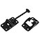 RV Designer E236, Plastic Door Holder, T Style, 6 inch, Black Entry Door Hardware
