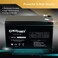 ExpertPower 12V 7.2AH Sealed Lead Acid (SLA) Rechargeable Battery for Security Alarm System with F2 Terminals    EXP1272