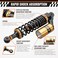 GZYF Pair 320mm Universal Motorcycle Rear Air Shock Absorbers Adjustable Go Kart Suspension For Honda for Suzuki for Kawasaki for Yamaha ATV Go Kart Quad Dirt Sport Bikes Black &amp; Gold