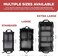 TRUNKCRATEPRO Collapsible Portable Multi Compartments Heavy Duty Non-Slip Cargo Trunk Organizer Storage Blue, Black