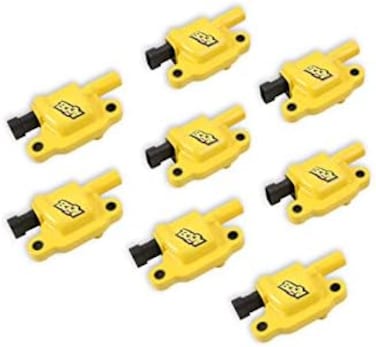 ACCEL 140043-8 Ignition SuperCoil Set (Pack of 8) , Yellow