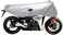 Nelson-Rigg Nelson Rigg UV-2000-02-MD Silver Medium UV-2000 Motorcycle Half Cover