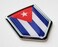 Car Chrome Decals Cuba Cuban Flag Emblem Sticker 3D CBSHD053