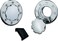 Kuryakyn 8310 Non-Vented Flush Mount Fuel Tank/Gas Cap with Left-Hand Threads for 1982-1999 Harley-Davidson Motorcycles with Screw Tanks, Chrome