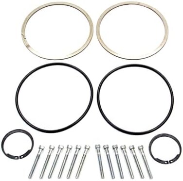 WARN 11714 Locking Hub Service Kit with Snap Rings, Gaskets, Retaining Bolts and O-Rings for Dodge, GM &amp; Ford