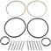 WARN 11714 Locking Hub Service Kit with Snap Rings, Gaskets, Retaining Bolts and O-Rings for Dodge, GM &amp; Ford