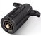 Spurtar 7 Pin Trailer Plug 7 Way Round RV Style Flat Blade Trailer Light Wiring Harness Trailer End Towing Replacement Connector Male End Adapter 12V Towbar-New Upgraded